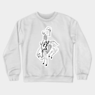 Skeleton Cowboy Crewneck Sweatshirt